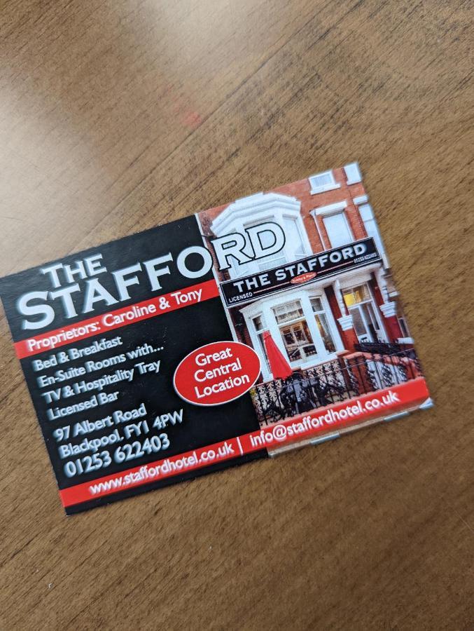 Bed and Breakfast The Stafford Blackpool Exterior foto